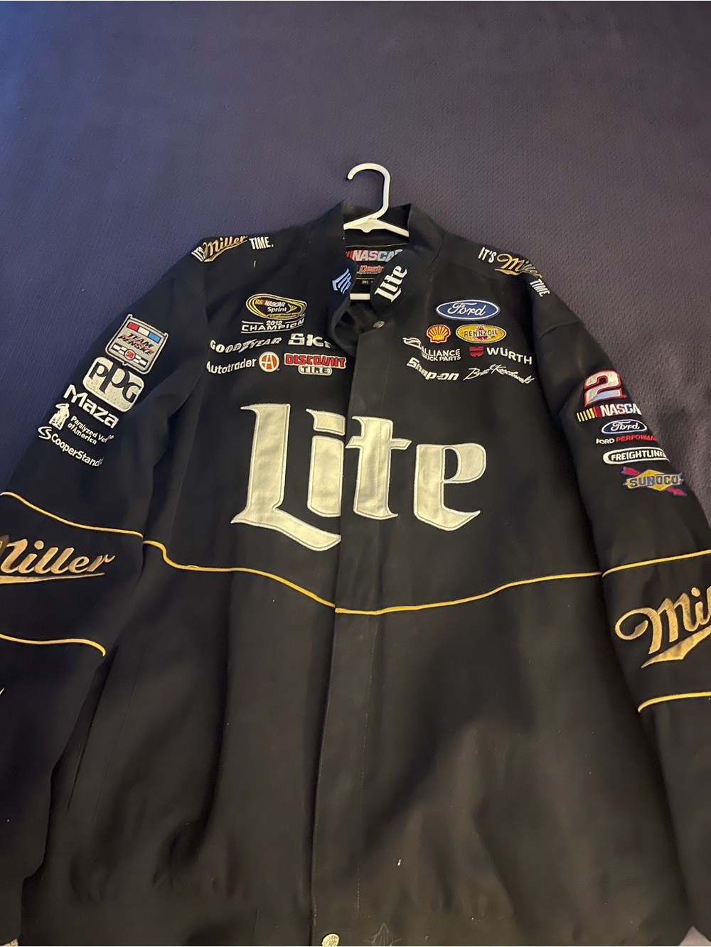 Miller Lite Black Men’s Racing Jacket